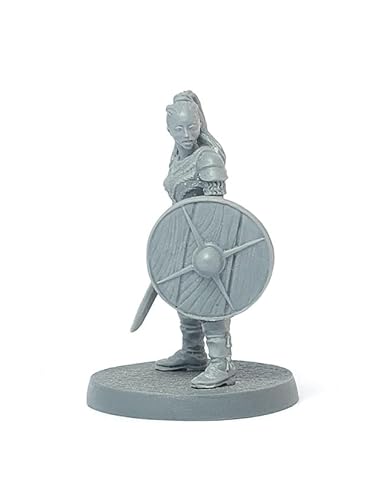 Brother Vinni Shield Maiden Wargame Miniature Saga 28 mm, Resina