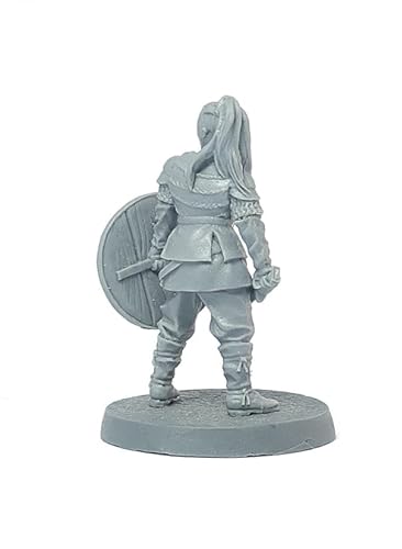 Brother Vinni Shield Maiden Wargame Miniature Saga 28 mm, Resina