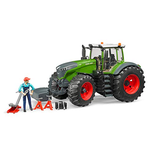 bruder 04041 - Fendt 1050 Vario con equipamiento mecánico y de taller, tractor