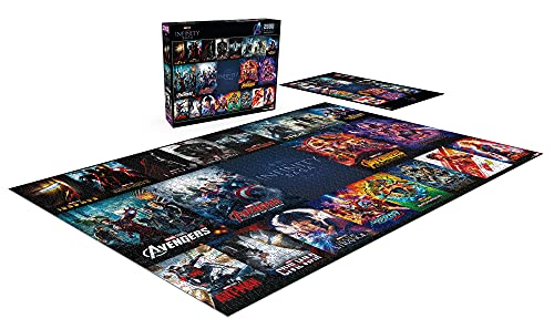 Buffalo Games - Marvel - The Infinity Saga - Rompecabezas de 2000 piezas para adultos, desafiante rompecabezas perfecto para noches de juego - El tamaño final de 2000 piezas es de 38.50 x 26.50