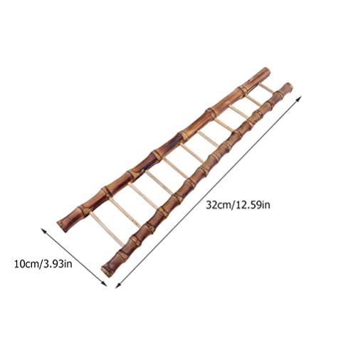 Cabilock Decoración De Pasteles Escaleras De Mini de Madera Fairy Furniture Ladder Casa de ? Muebles Micro Garden Ornament Decoración de Kit para Sashimi Sushi Plate Topper De Escritorio