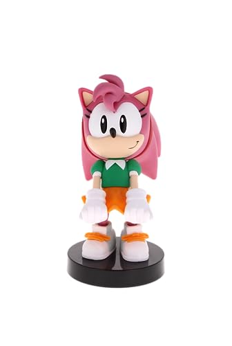 Cable Guys - Amy Rose Sonic the Hedgehog Gaming Accessories Holder & Phone Holder for most Controller (Xbox, Play Station, Nintendo Switch) & Phone