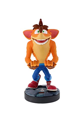 Cable Guys - Crash Bandicoot Gaming Accessories Holder & Phone Holder for Most Controller (Xbox, Play Station, Nintendo Switch) & Phone