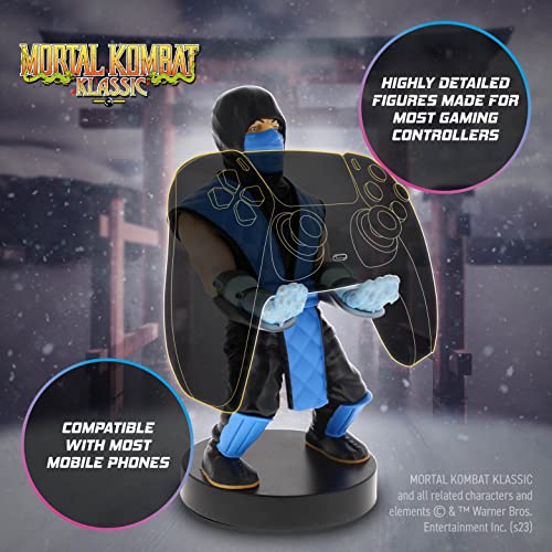Cable Guys - Mortal Kombat Sub Zero Gaming Accessories Holder & Phone Holder for Most Controller (Xbox, Play Station, Nintendo Switch) & Phone
