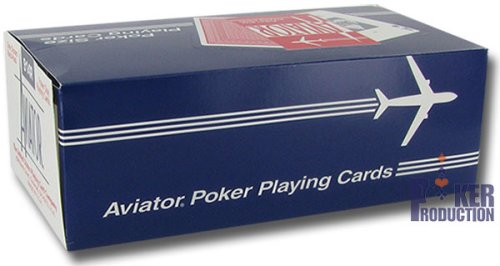 Caja de 12 barajas AVIATOR (US playing cards company)