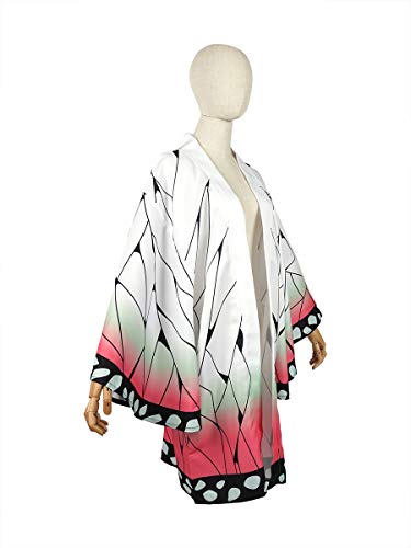 Capa Kimono para el Disfraz de Shinobu Kocho | Cosplay Haori para los Fans de D. Slayer