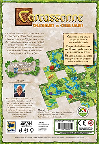 Carcassonne : Cazadores y recolectores Asmodee - Juego de Mesa - Juego de Azulejos