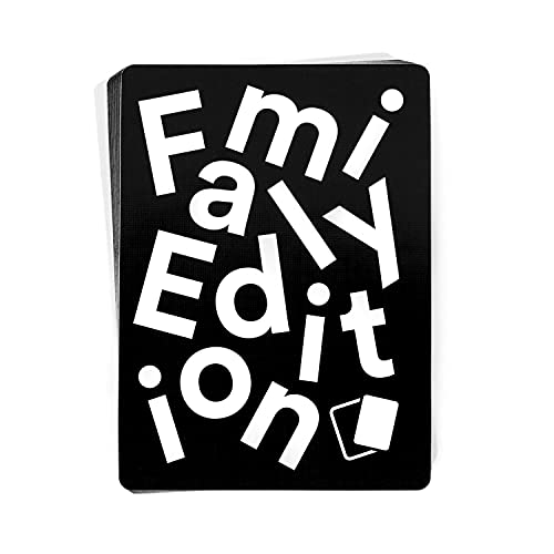 Cards Against HumanityMG-FA-TR : Family Edition La edición Familiar Real, Real y Oficial de CAH