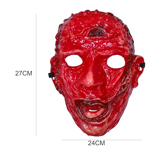 Carnavalife Mascara Freddy Krueger Adulto, Mascara de Freddy Material Resistente para Disfraz Freddy, Mascara Sangrienta Halloween Adulto Miedo