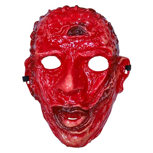 Carnavalife Mascara Freddy Krueger Adulto, Mascara de Freddy Material Resistente para Disfraz Freddy, Mascara Sangrienta Halloween Adulto Miedo
