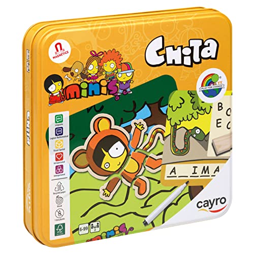 Cayro - Chita - + 6 Años - Ingenio, Habilidad y Diversión - Juego de Mesa para Niños y Adultos - Aprenden Palabras Mientras se Divierten - 2 Jugadores