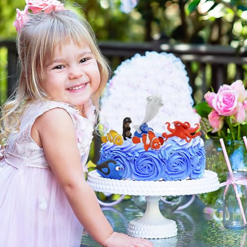 CBOSNF Finding Nemo Cake Topper, 6 Pcs Mini Juego de Figuras Niños Shower Fiesta de cumpleaños Pastel Decoración Suministros
