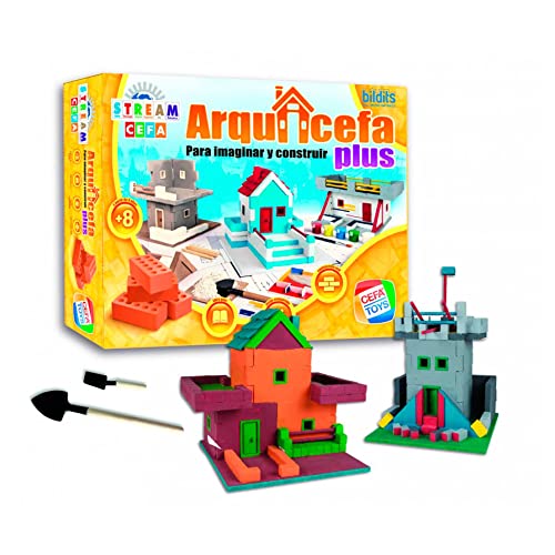 Cefa Toys - Arquicefa Plus, Juego Educativo, Construye Casas, Edificios o Torres, Apto para Niños a Partir de 8 Años