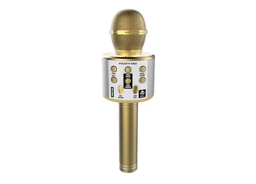 Cefa Toys - Micrófono Karaoke Bluetooth 7 en 1, Micrófono Estéreo Inalámbrico con Interpretación Vocal, Distorsionador de Voz, Mezclador, Compatible con Spotify, Youtube y Apps de Karaoke