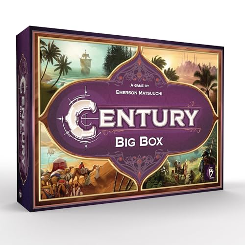 Century Big Box - Juego de mesa - Colección completa de trilogía para aventuras comerciales globales - Juego de estrategia para niños y adultos, a partir de 8 años, 2-4 jugadores, 30-45 minutos de