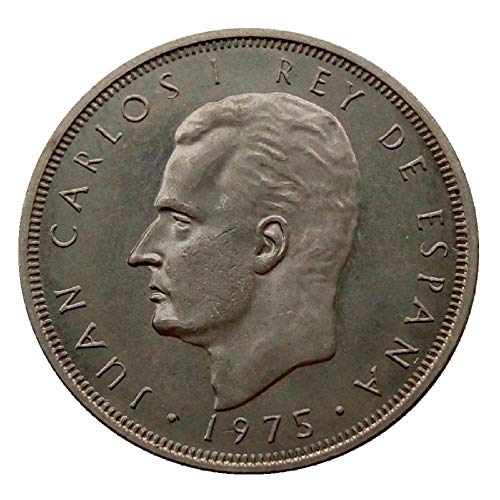 Chaenyu España 5 pesetas 1975 Copia Moneda Moneda Conmemorativa Regalo Recuerdo