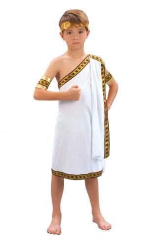 Childrens Caesar (Toga) Fancy Dress Costume - Small Size (disfraz)