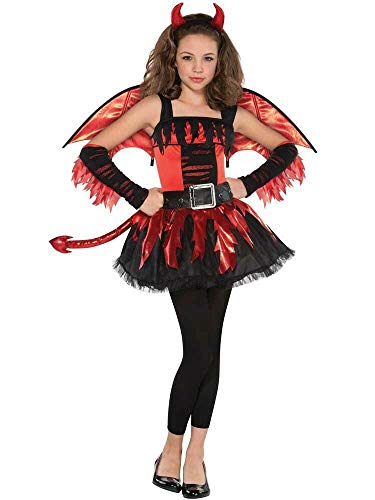 Christy's-997493 Halloween Disfraz de diabla, multicolor, 12-14 años (Amscan 997493)