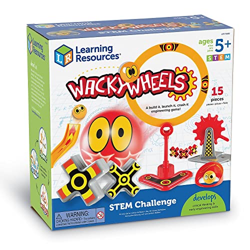 Circuito de pruebas de STEM con Wacky Wheels de Learning Resources