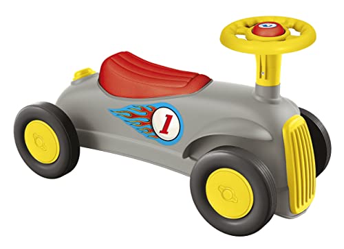 Clementoni 17700 Vintage Hot Road Race Ride Made in Italy Future Car First Steps Game - Juego Infantil de 1 año, Multicolor