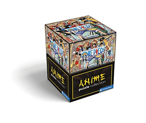 Clementoni-35137 Puzzle Adulto One Piece 500 Piezas Caja Cubo edición Especial - Desde 14 años (35137), Multicolor