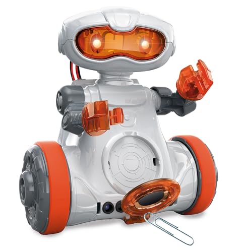 Clementoni - 56171 - Ciencia & Juego - Robot Mio - Robot De Juguete (Lengua Francesa, Lengua Holandesa), programable, Robot Interactivo, Voz, robótica, Juegos educativos 8 años