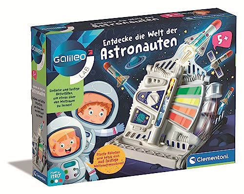 Clementoni Galileo Lab Descubre el Mundo de los astronautas - Explora el Espacio en un Juego para niños a Partir de 5 años - 59322 de Clementoni, Medio