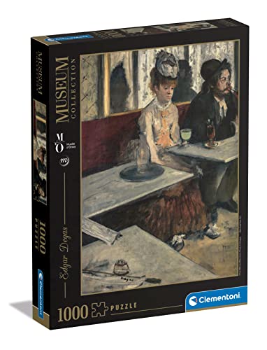 Clementoni- Italy Puzzle Adulto 1000 Piezas Colección Museo D´Orsay-Degas-El Ajenjo-Desde 14 años (39761), Multicolor