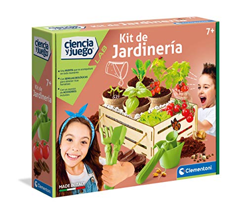 Clementoni - Kit de Jardinería - juego científico a partir de 7 años, juguete en español (55393)