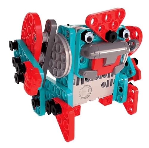 Clementoni- Mechanics Junior-Robots Construcciones niños, Multicolor, Talla única (55473), versión en español