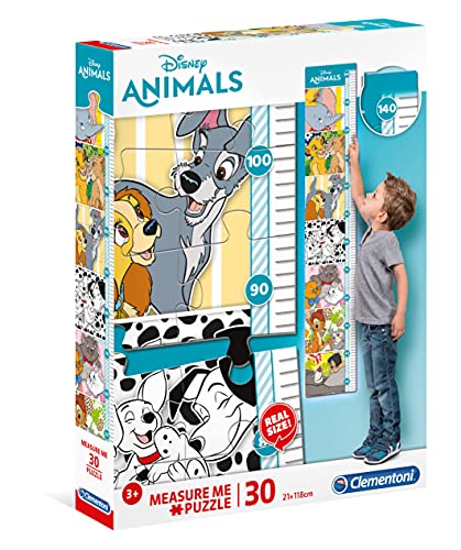 Clementoni - Puzzle infantil 30 piezas grandes Disney Animals Metro, Puzzle infantil de metro para decorar, a partir de 3 años (20335)