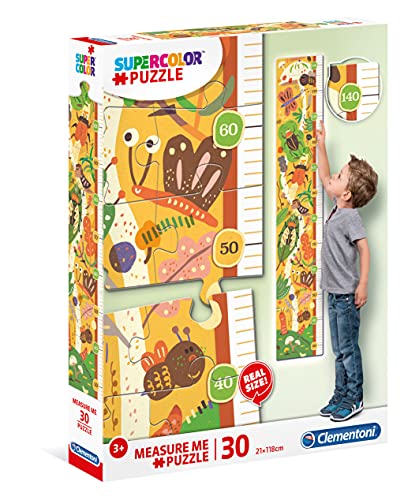 Clementoni - Puzzle infantil 30 piezas grandes Insectos Metro, Puzzle infantil de metro para decorar, a partir de 3 años (20334)