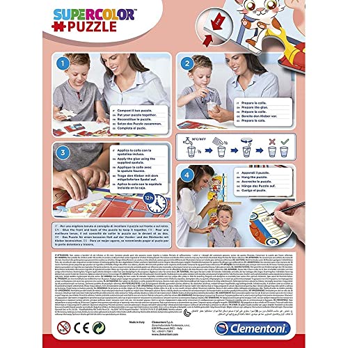Clementoni- Puzzles Metro 30 Piezas Maxi La Escalera de Bomberos, Multicolor (20330.7)