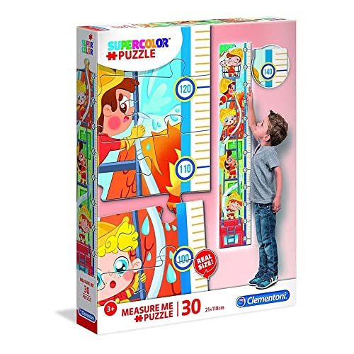 Clementoni- Puzzles Metro 30 Piezas Maxi La Escalera de Bomberos, Multicolor (20330.7)
