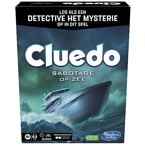 Cluedo Sabotage en el mar, un Juego de Escape y Detectives, Juego de Mesa de Escape Room, Juego cooperativo, 1-6 Jugadores