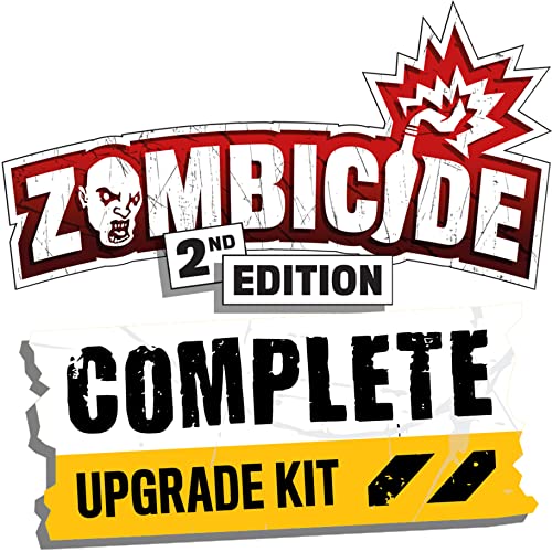 Cmon Zombicide 2nd Edition Complete Upgrade KIT Strategy Board Game Zombie Board Game Ages 14+ 1-6 Players Average Playtime 60 Minutes Made by CMON (ZCD014)
