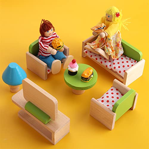 cobee Juego de Alimentos en Miniatura para casa de muñecas, 30 Piezas de Mini Hamburguesas Modelos de Alimentos de Resina Mixta Juego de Alimentos para Manualidades, Accesorios para casa de muñecas