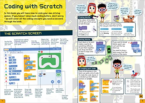 Coding with Scratch - Create Fantastic Driving Games: The QuestKids do Coding (The QuestKids - In Easy Steps)
