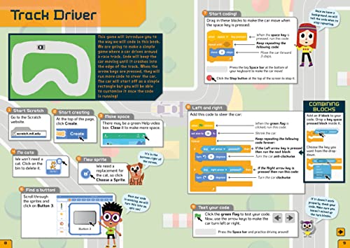 Coding with Scratch - Create Fantastic Driving Games: The QuestKids do Coding (The QuestKids - In Easy Steps)