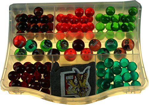Coleccion Bolas Dragonball Z. 115 Bolas de Cristal. Maletin de Transporte Incluido