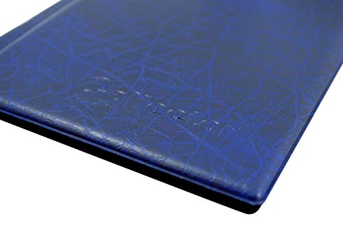 COLLECTOR Álbum de Monedas para 48 Carpetas de Libros de Gran tamaño Crown 5 Pound - Azul