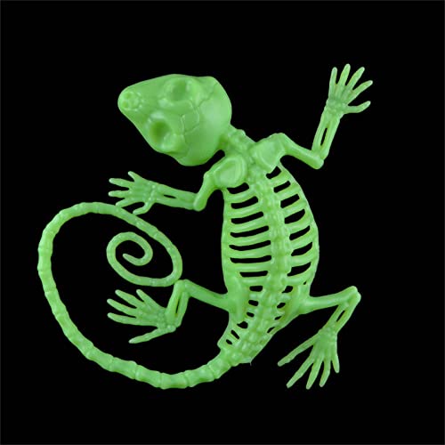 Comida Juguete Halloween Animal Esqueleto Props Esqueleto Gecko Halloween Decoraciones Creepy Decor Party Props Juegos De 3 Meses, a, Talla única