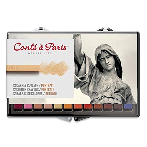 Conté à Paris - Set De 12 Barras De Colores Surtidos, Retrato