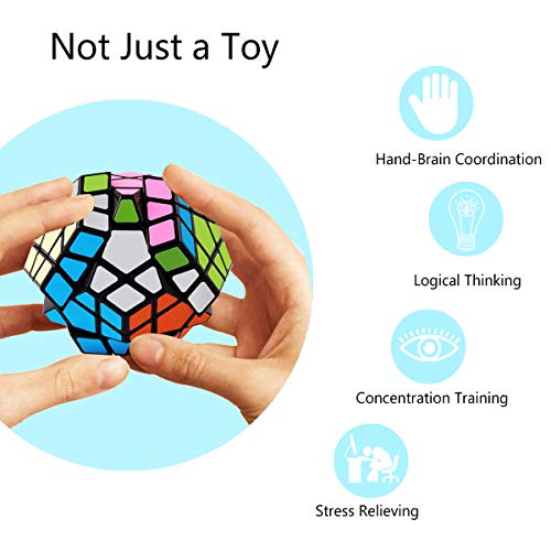 Coolzon Cubo Magico Speed Puzzle Cube, Magic Cube 3D Puzzle Jigsaw Juguetes Educativos Regalos para Niños y Adultos