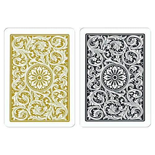 Copag 1546 Dorado/Negro Regular Baraja Cartas, Color, Poker