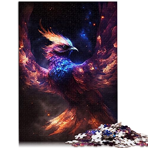 Cosmic Phoenix Rising Puzzles - Puzzle de 1000 piezas para adultos, rompecabezas de cartón, rompecabezas para adultos, 10,27 x 14,96 pulgadas