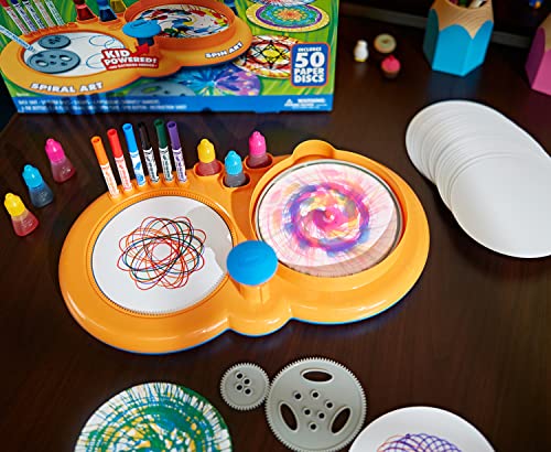 CRAYOLA - Súper Set Gira y Crea Deluxe, para Crear Mandalas y Espirales con Rotuladores, Actividad Creativa para Niños, a Partir de 6 años, 74-7499,