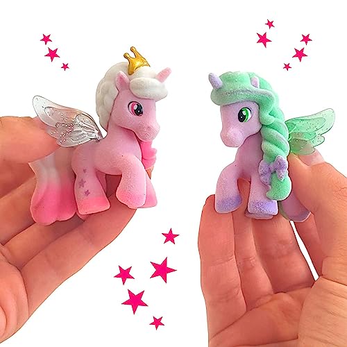 CRAZE Magic PONYS Caja Completa | 24 Figuras de Ponys, Colección Completa de Juguetes de Ponis, con Efectos Especiales