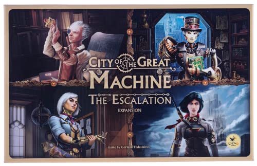 Crowd Games - City of The Great Machine The Escalation - Juego de Mesa - A Partir de 14 años - 1-4 Jugadores - Versión en inglés
