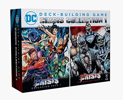 Cryptozoic Entertainment | DC Deck-Building Game: Crisis Collection 1 | Juego de Cartas | Edades 15+ | 1-5 Jugadores | 120 Minutos Jugando Tiempo